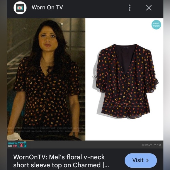 Madewell Silk Daylight Tie-Sleeve Top in Feline Floral - Picture 13 of 15